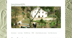 Desktop Screenshot of barcelonawildlife.com